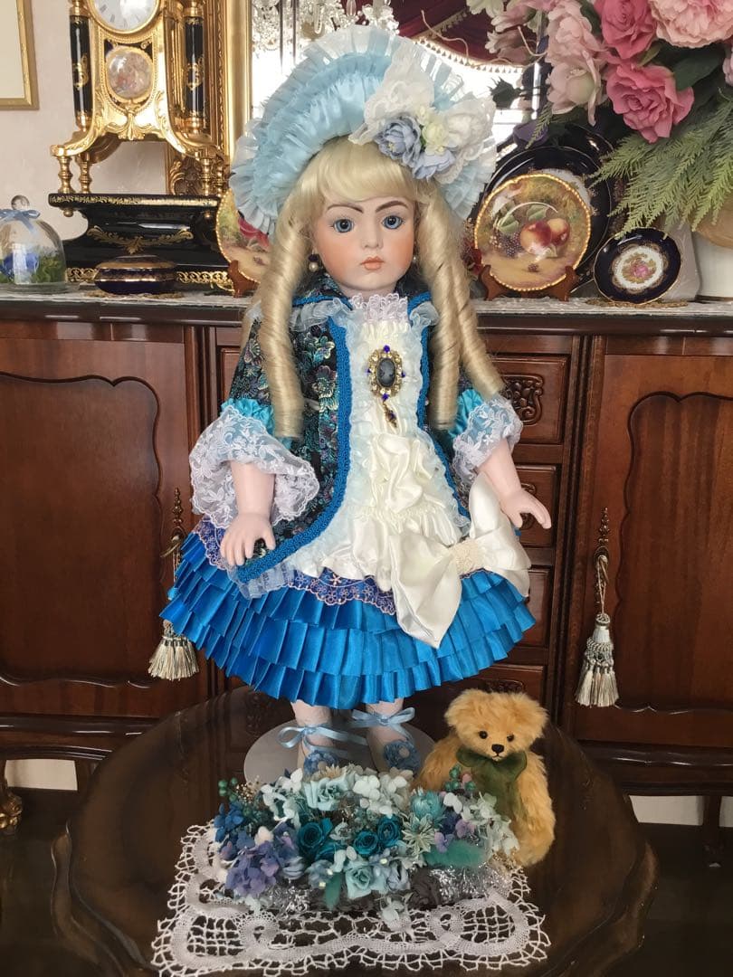 ビスクドール❤️『冬麗ふゆうらら』碧空のBru Jne❤️リプロ