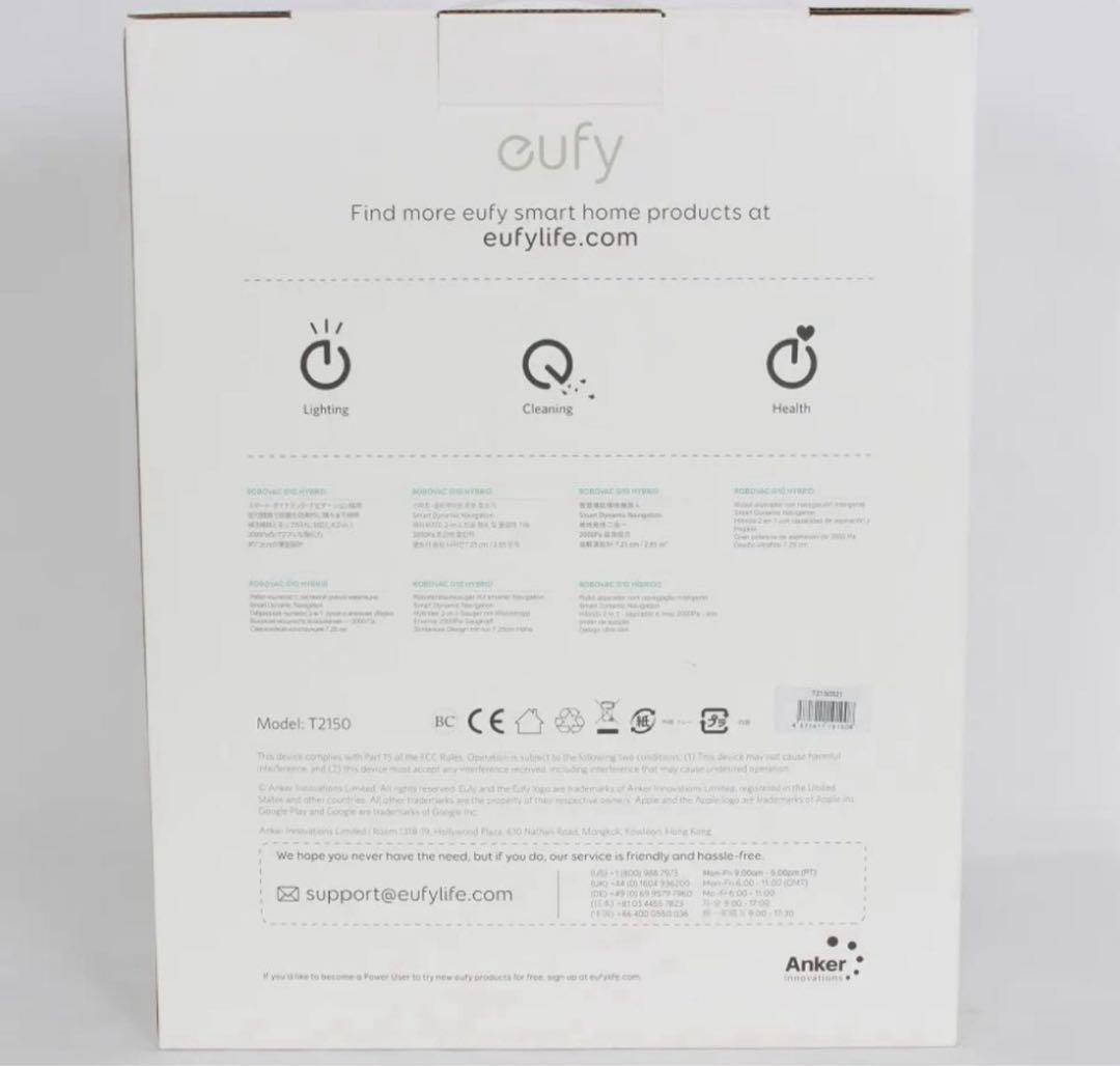 新品　eufy EUFY ROBOVAC G10 HYBRID WHITE