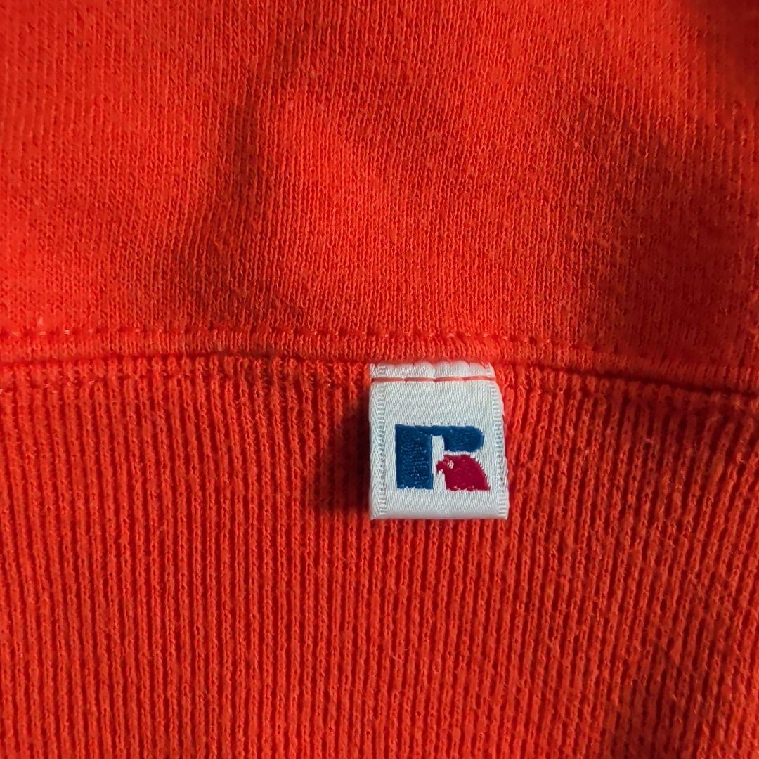 90s USA製 RUSSELL ATHLETIC 無地 スウェット オレンジ