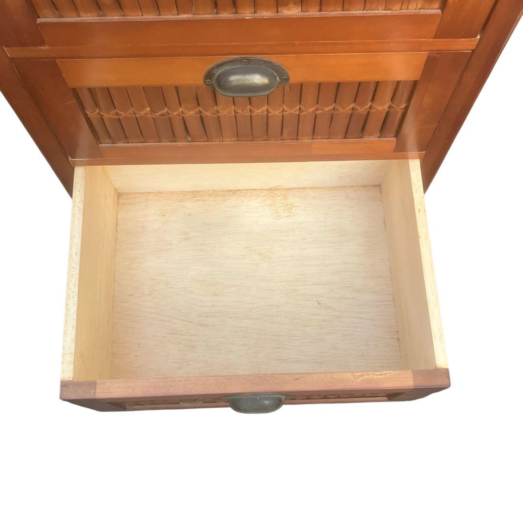 アジアン家具　バンブー　3段チェスト　キャビネット　インドネシア製　インテリア