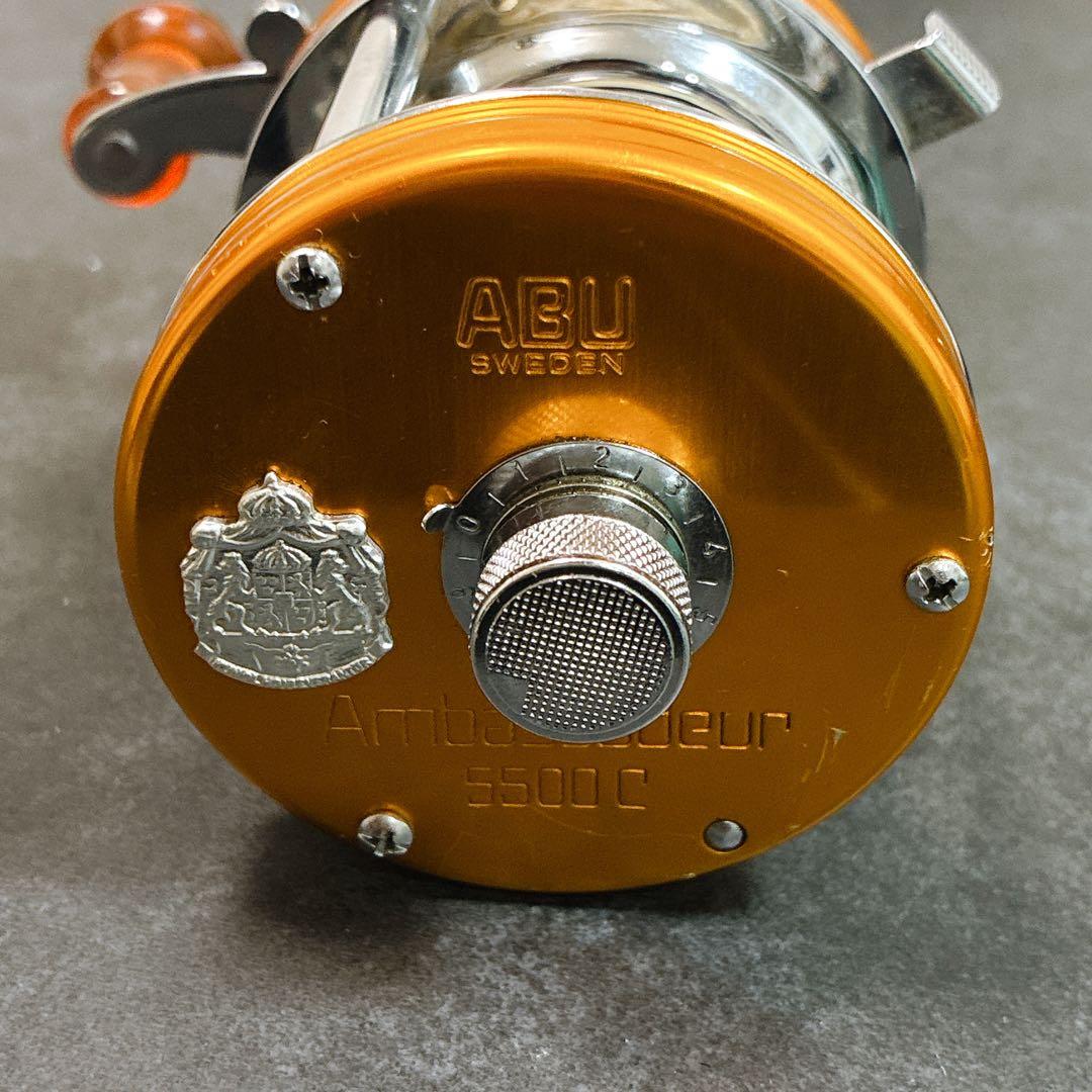 アブ アンバサダー 5500C ベイト 120013 オレンジ カスタム