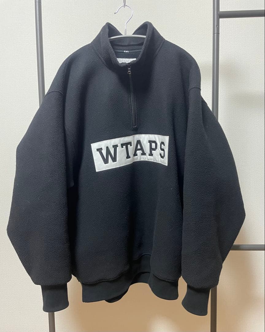 WTAPS ハーフジップシャツ BLACK Lサイズ DECENDANT