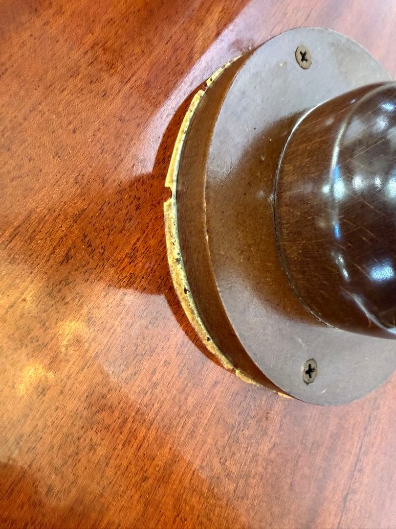 イタリア製 象嵌サイドテーブル 花台 クラシック 木製 輸入家具　当時物