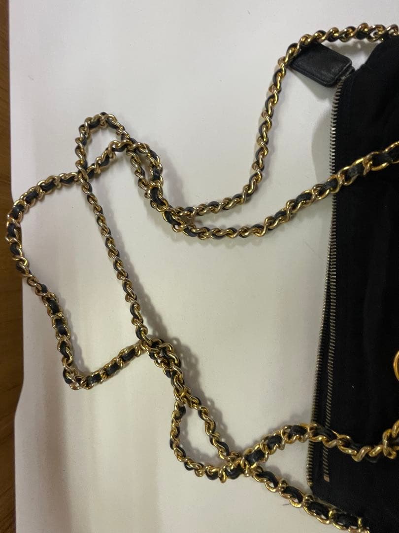 PRADA プラダ ナイロン チェーンショルダーバッグ ブラック