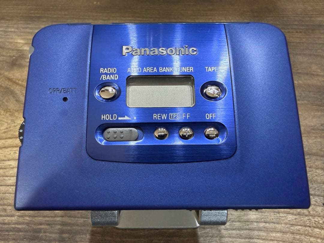 Panasonic RQ-SX22V ブルー ベルト交換済（予備ベルトも同梱）