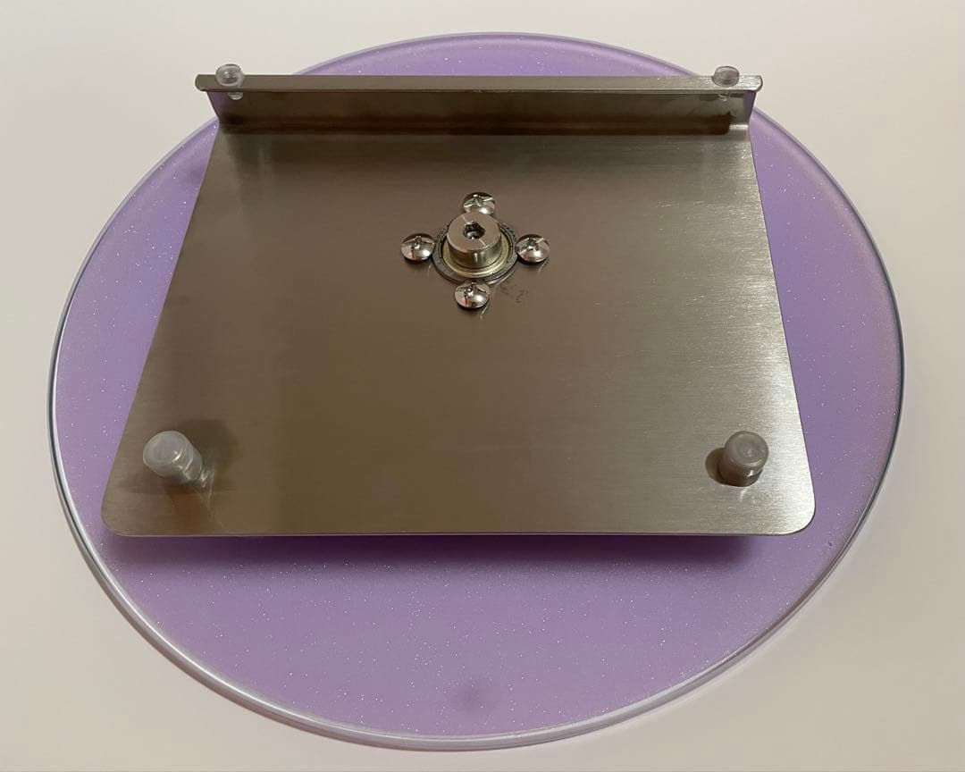 7/27入荷分【新】チンチラ　床置きタイプのサイレント円盤型回し車　パープル