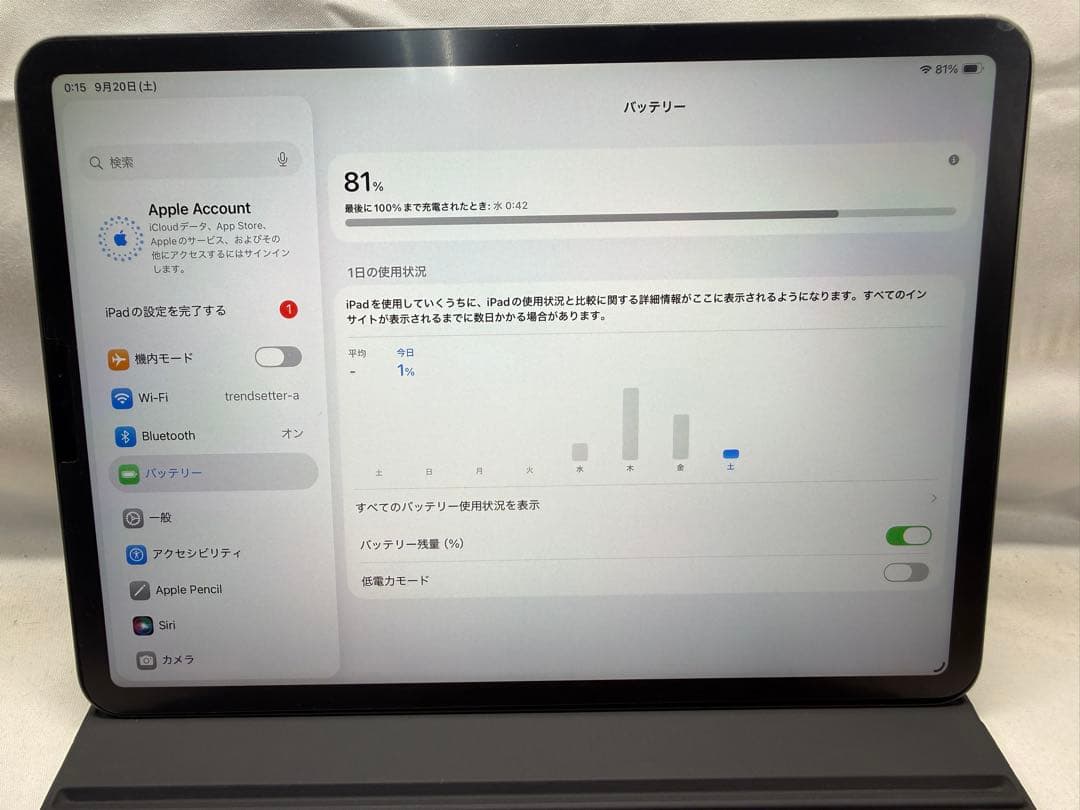 ipad pro 11インチ256gb キーボード+ペンシル