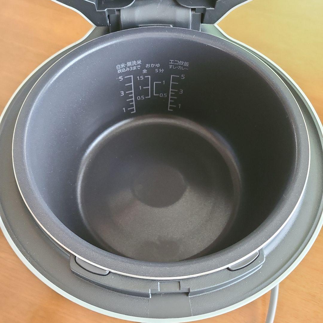 Panasonic 炊飯器 SR-R10A グリーン 1.5L　5合炊き
