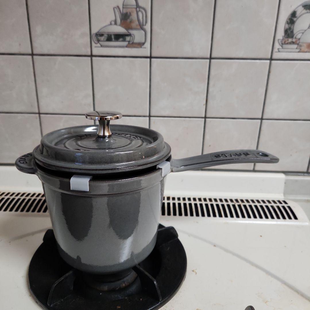 ストウブ　スープポット　グレー新品未使用