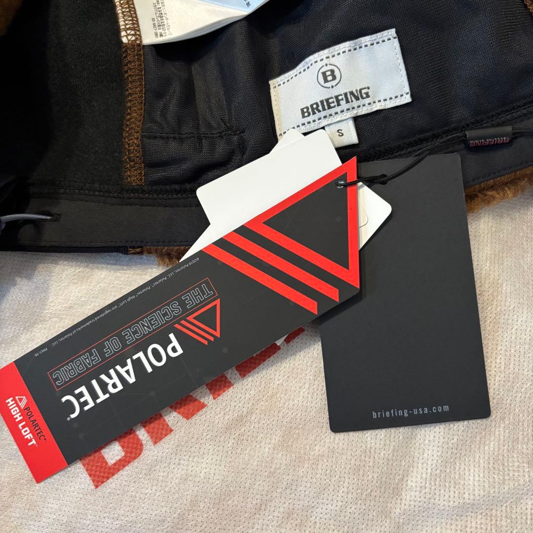 BRIEFING GOLF ボアフリース　ブラウン　レディース　S