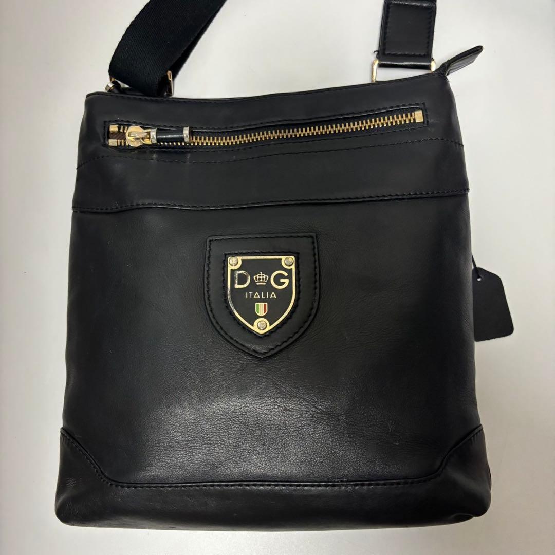廃盤✨ ドルチェ&ガッバーナ ショルダーバッグ サコッシュ レザー ブラック