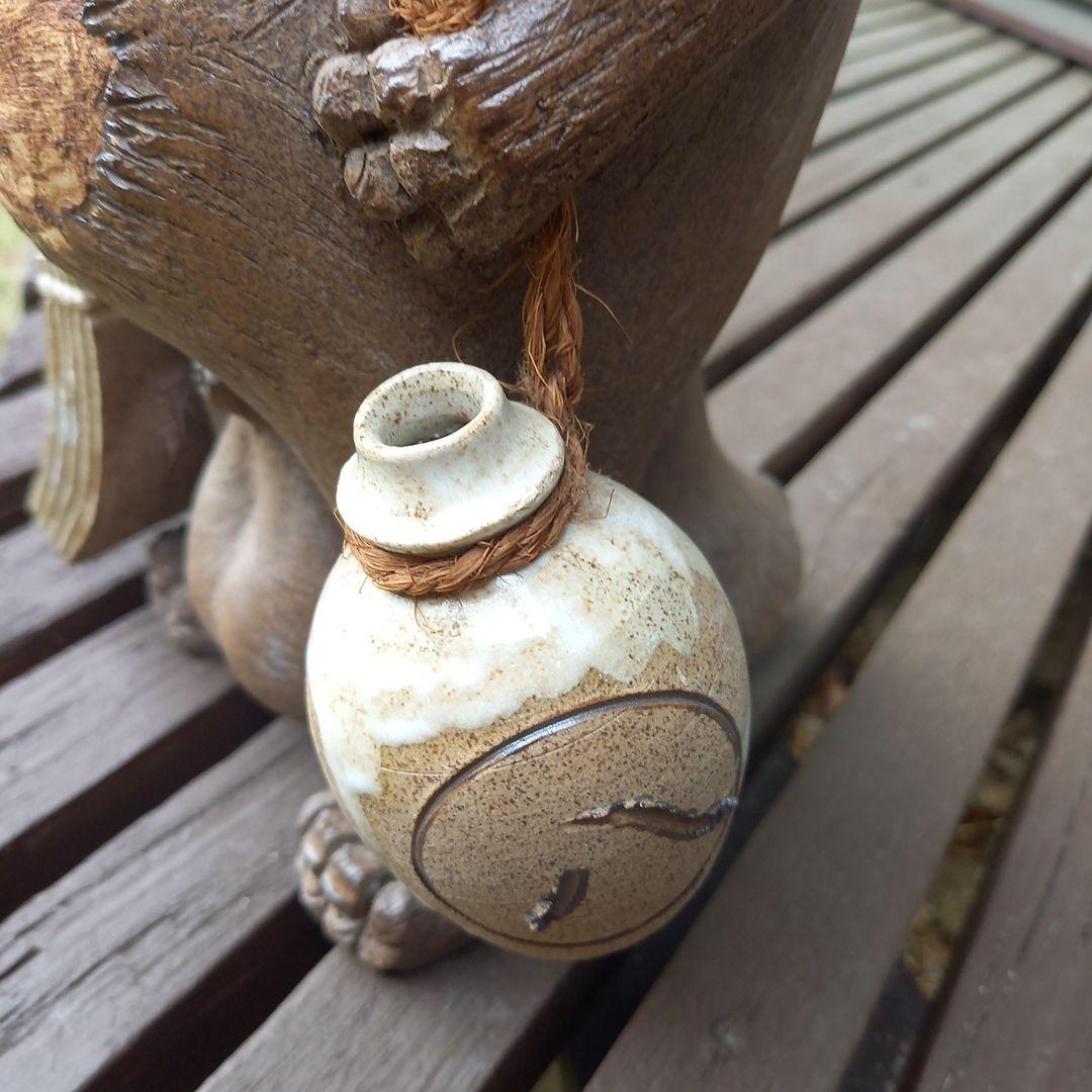 常滑焼　手作りたぬき