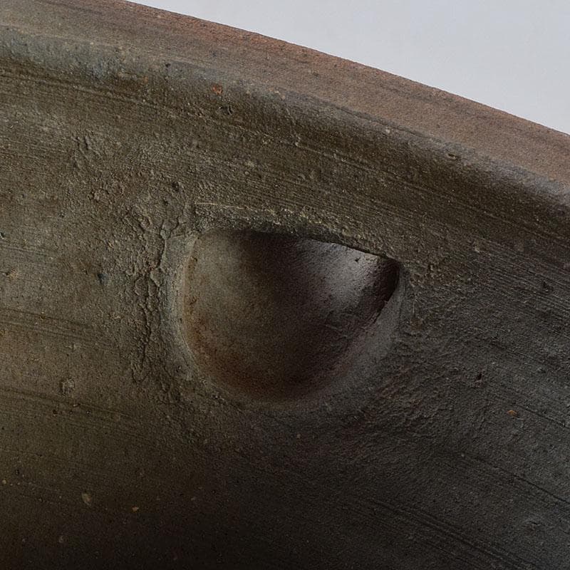 桂又三郎極め　江戸時代初期　古備前　片口水指　V　R9506