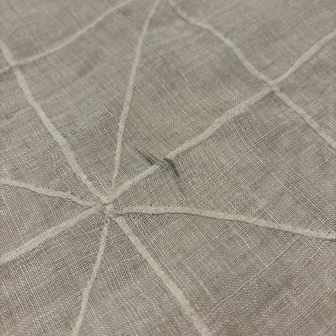 【約69cm】ポジャギ　韓国　アンティーク　骨董　モシ　麻　風呂敷　チョガッポ