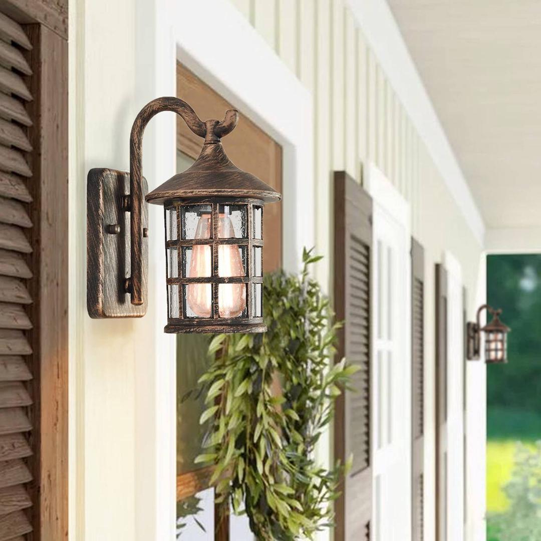 クラシックなレトロスタイルのウォールランプ