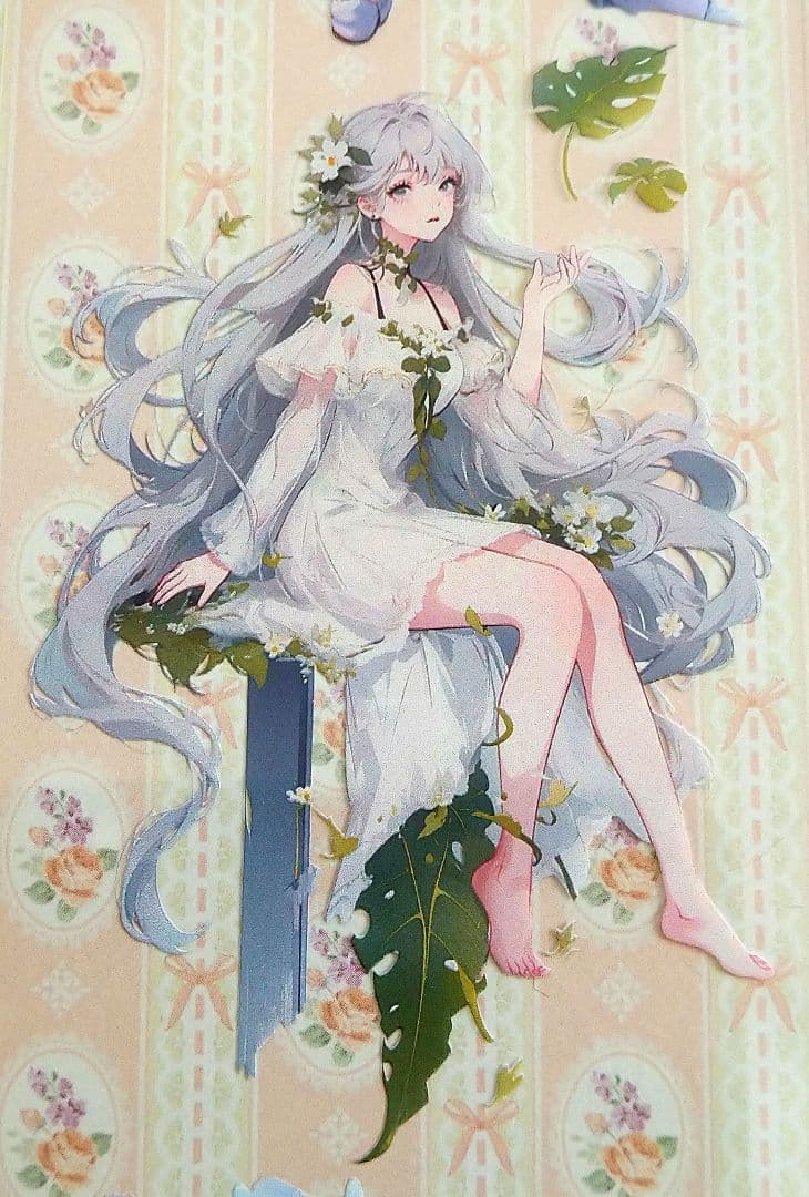 廃盤品✩J851＃花雾花汐(PET)晴惜春切り売り海外人物女の子AIマステ