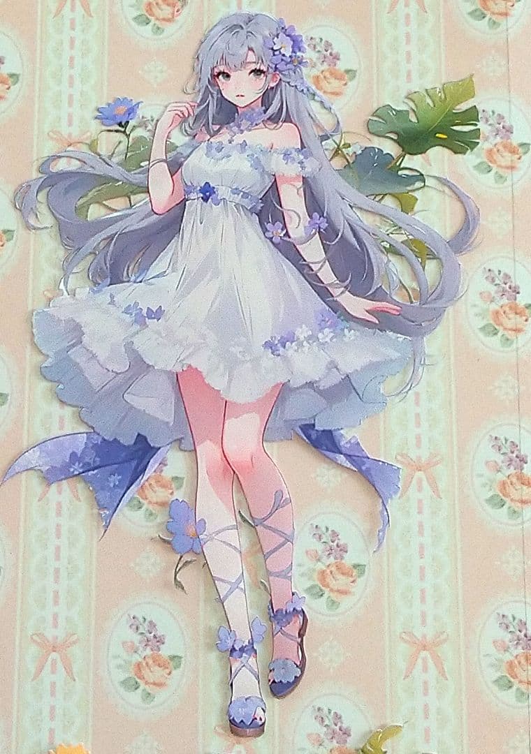 廃盤品✩J851＃花雾花汐(PET)晴惜春切り売り海外人物女の子AIマステ