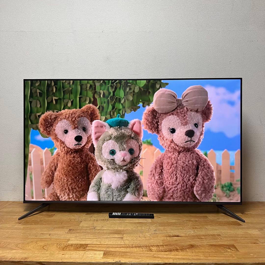 TCL 55V型 4K液晶テレビ 55C645 量子ドット ネット動画アプリ搭載