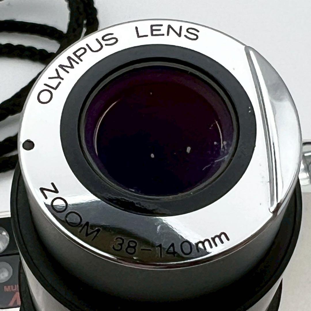 【完動品 美品】OLYMPUS μ ZOOM140 フィルムカメラ 動作確認済