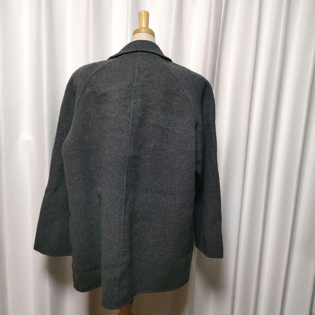 希少 Burberrys バーバリー カシミヤ ウール ダブルフェイスコート