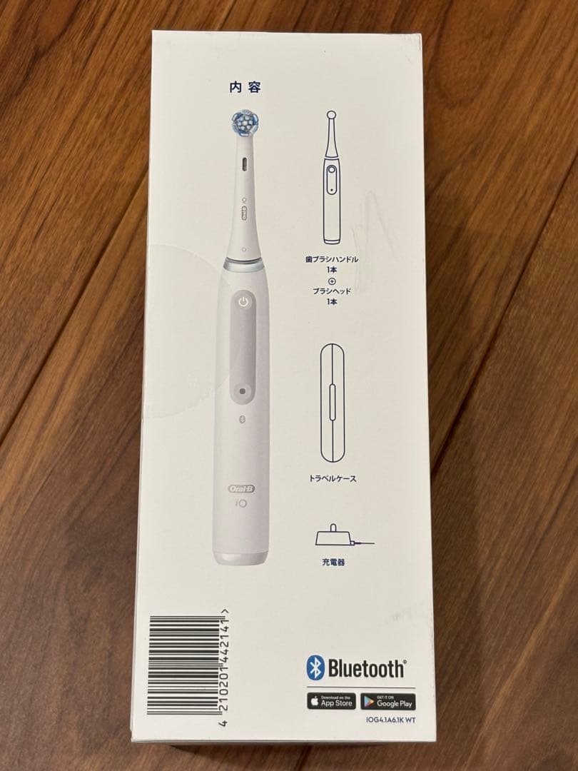 オーラルB ブラウン電動歯ブラシOral-B iO4シリーズ4 ホワイト 本体
