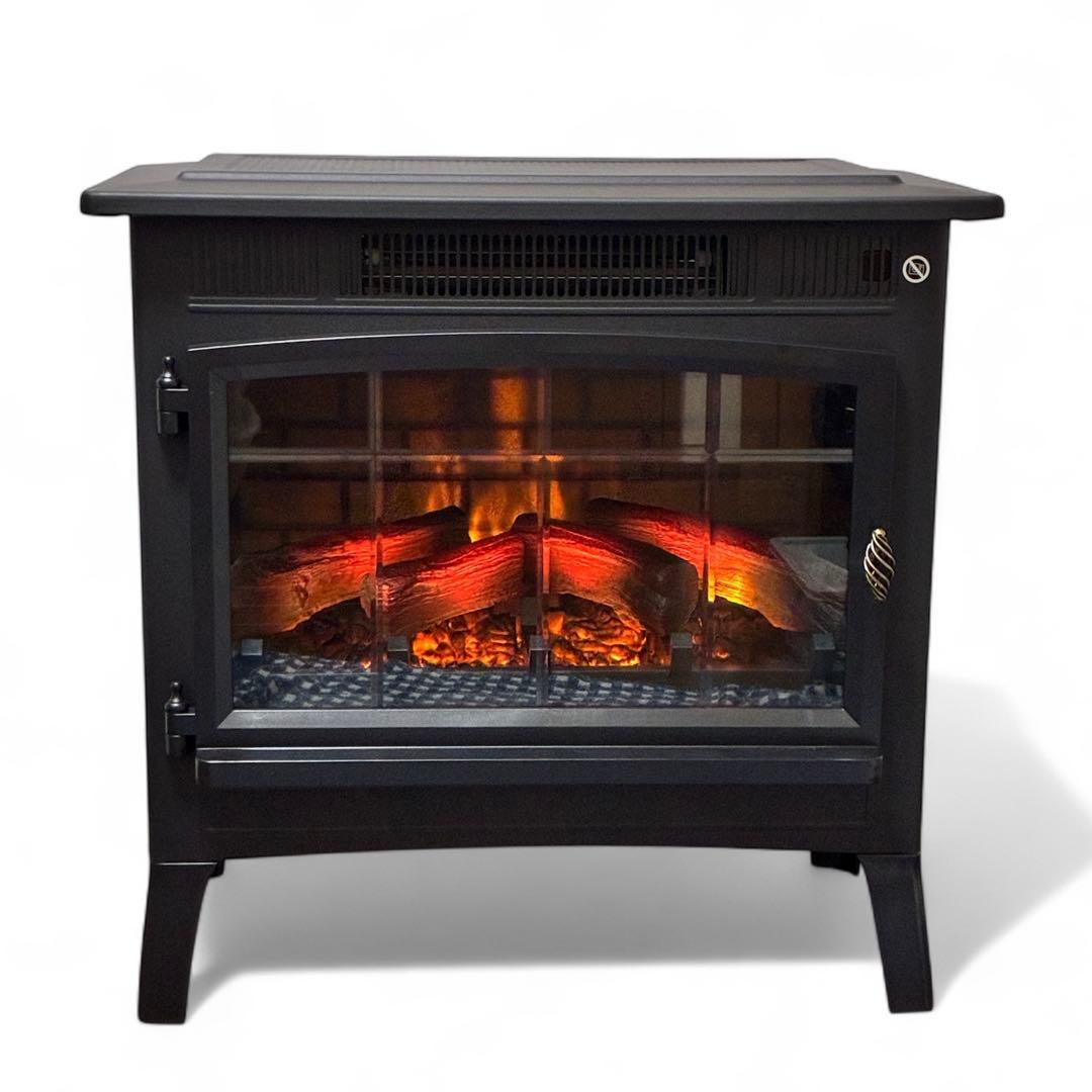 美品★QVCジャパン　暖炉型ファンヒーター　お洒落　暖炉