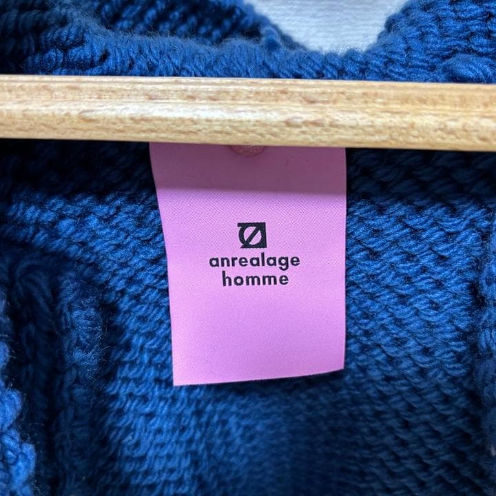 ジャケット・アウター anrealage homme 24AW KNIT DUFFLE COAT M