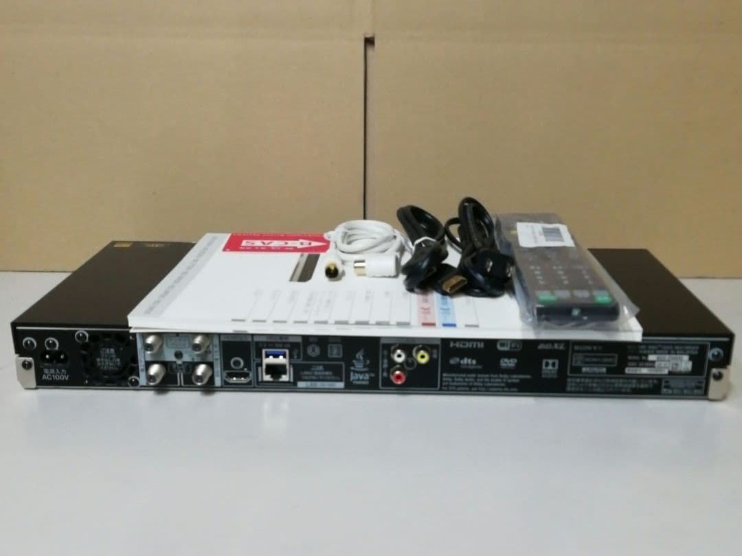 SONY BDZ-ZW1500　2TB/W録/無線LAN内蔵/SeeQVault