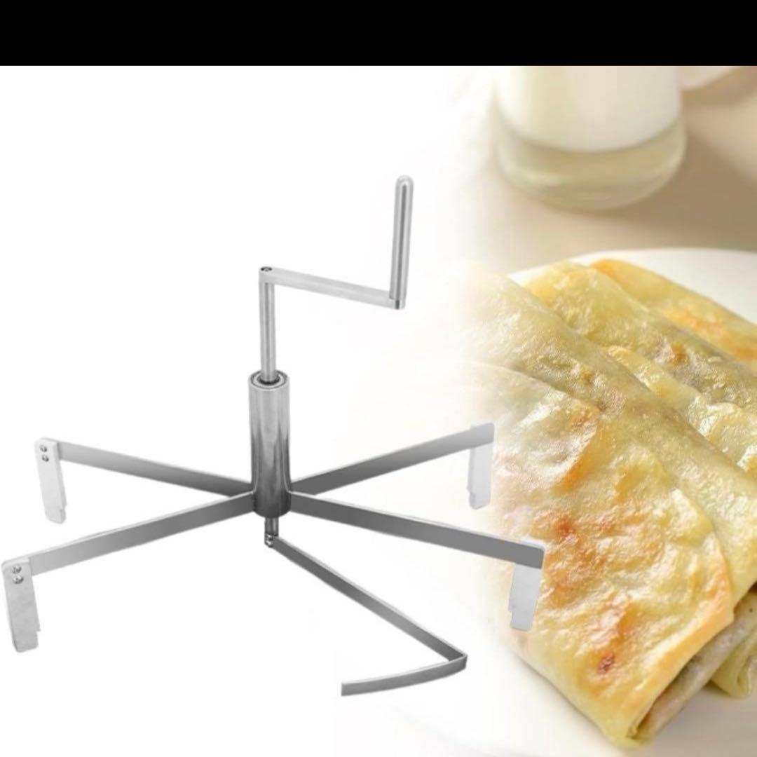 【新品未使用】クレープの生地を伸ばす クレープスプレッダー ステンレス製