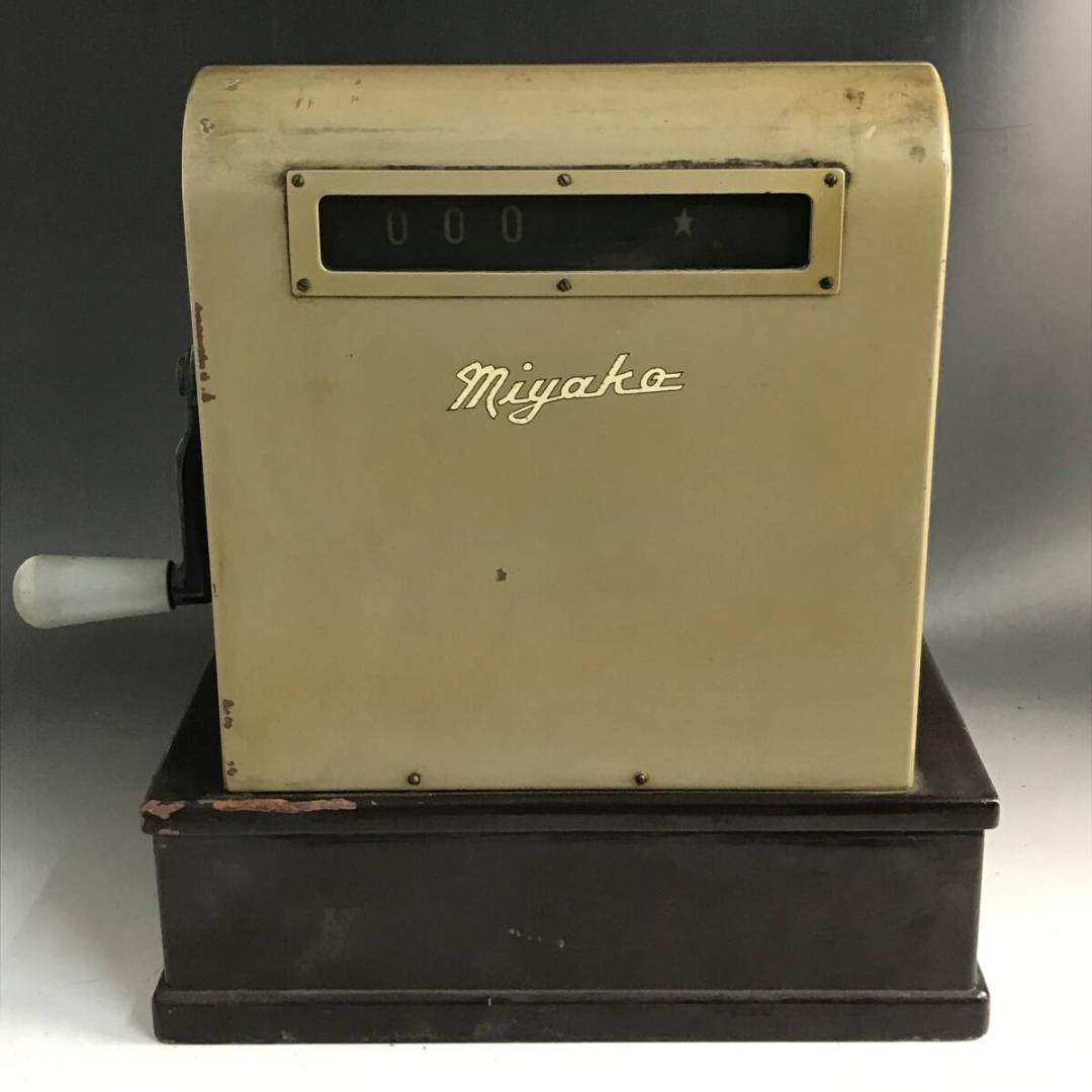 昭和レトロ miyako 瀧澤金銭登録機 型式2500 木製トレー レジ