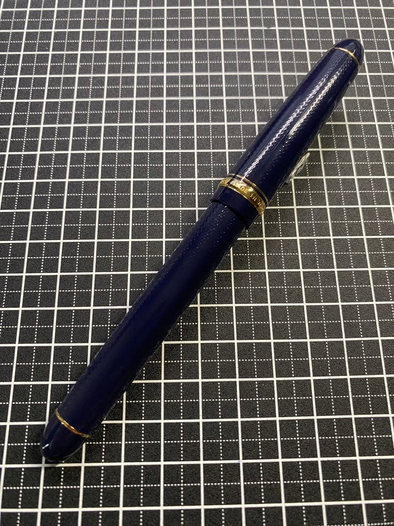 PILOT CUSTOM74 Dark-Blue 網目　万年筆　字幅F