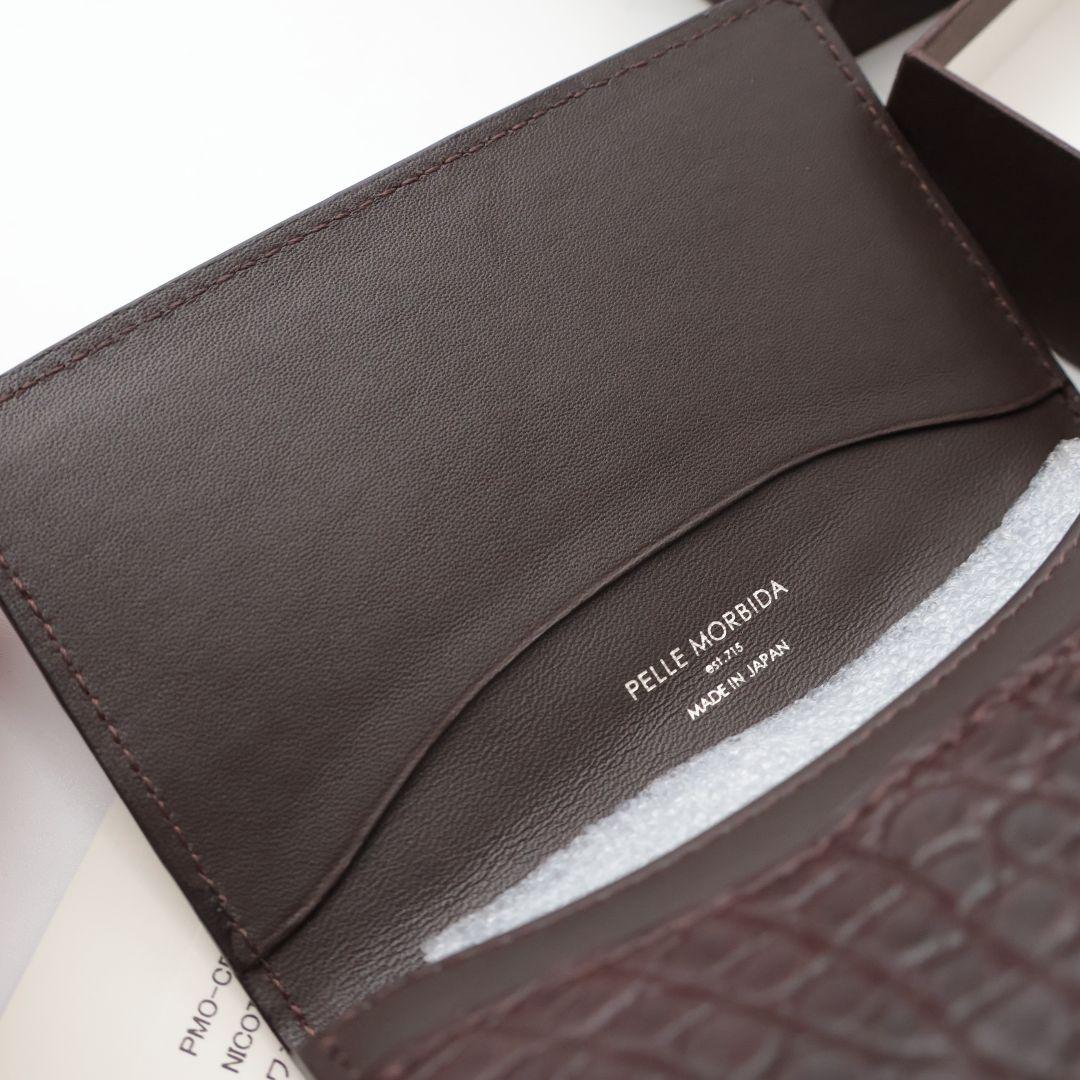 未使用 PELLE MORBIDA ペッレモルビダ 名刺入れ カードケース