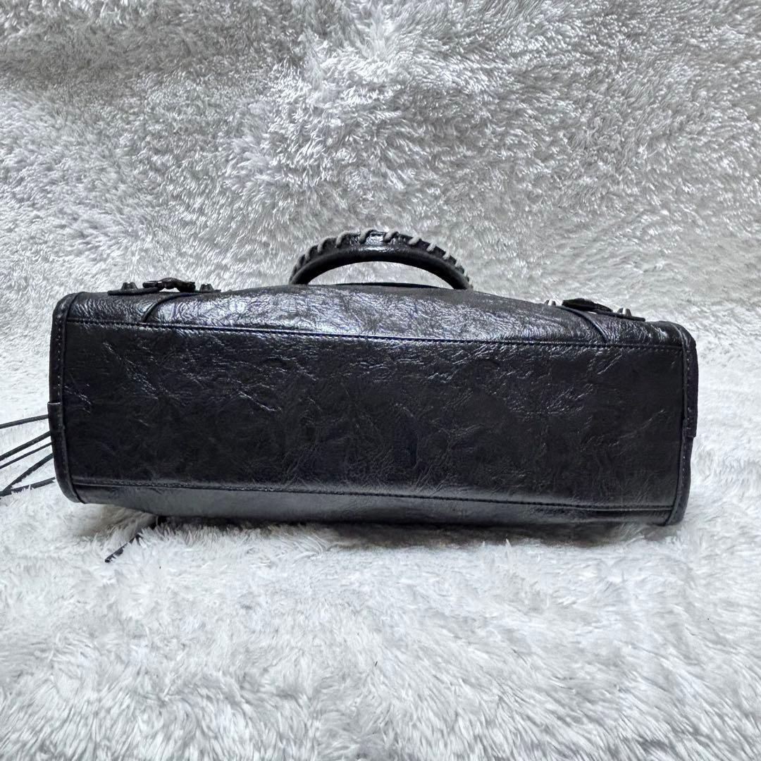 00s y2k アーカイブ シワ加工 レザー バッグ ショルダー可 A4