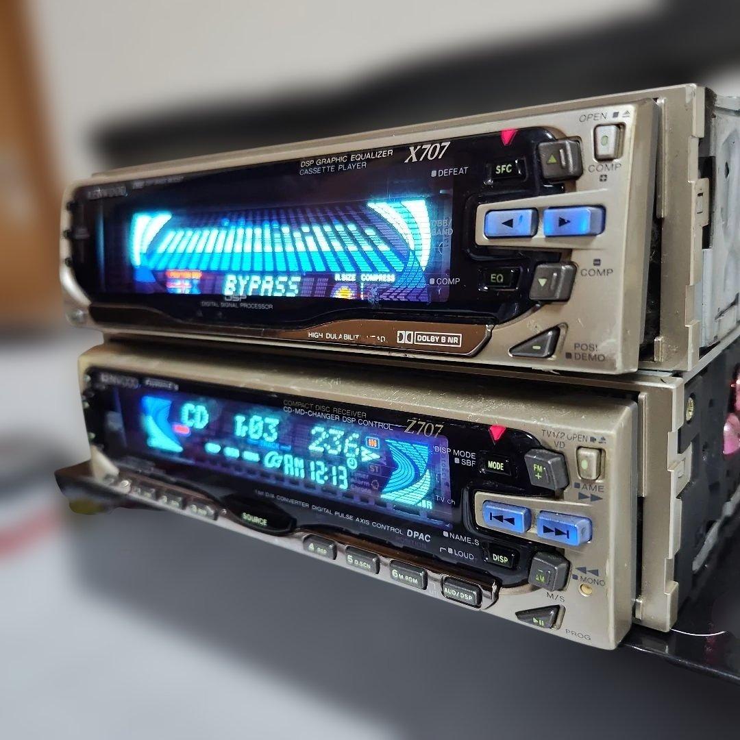 KENWOOD X707 Z707 CDプレーヤーセット
