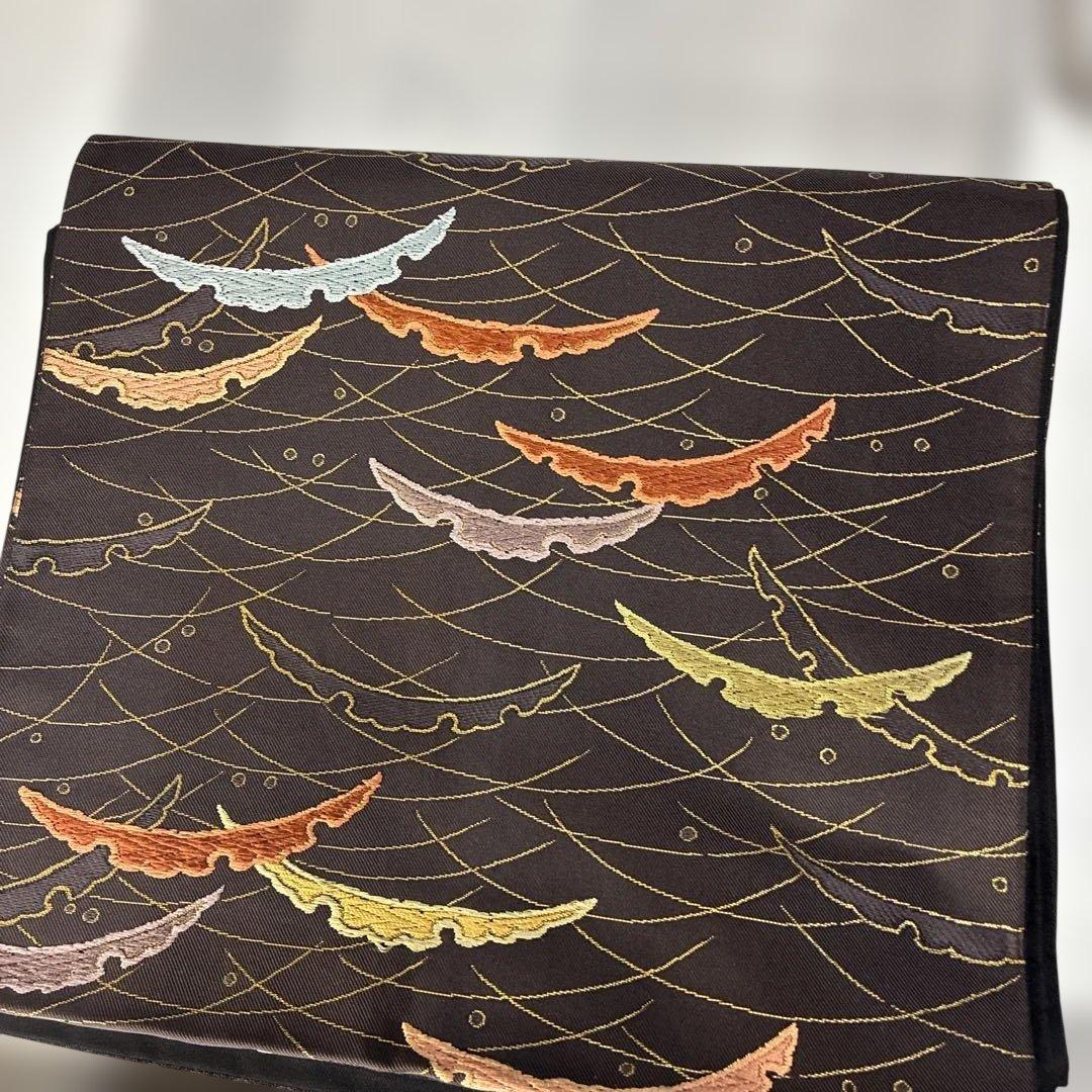 プルメリア様用　塩澤紬　塩澤物語　証紙付き　芝文帯付き