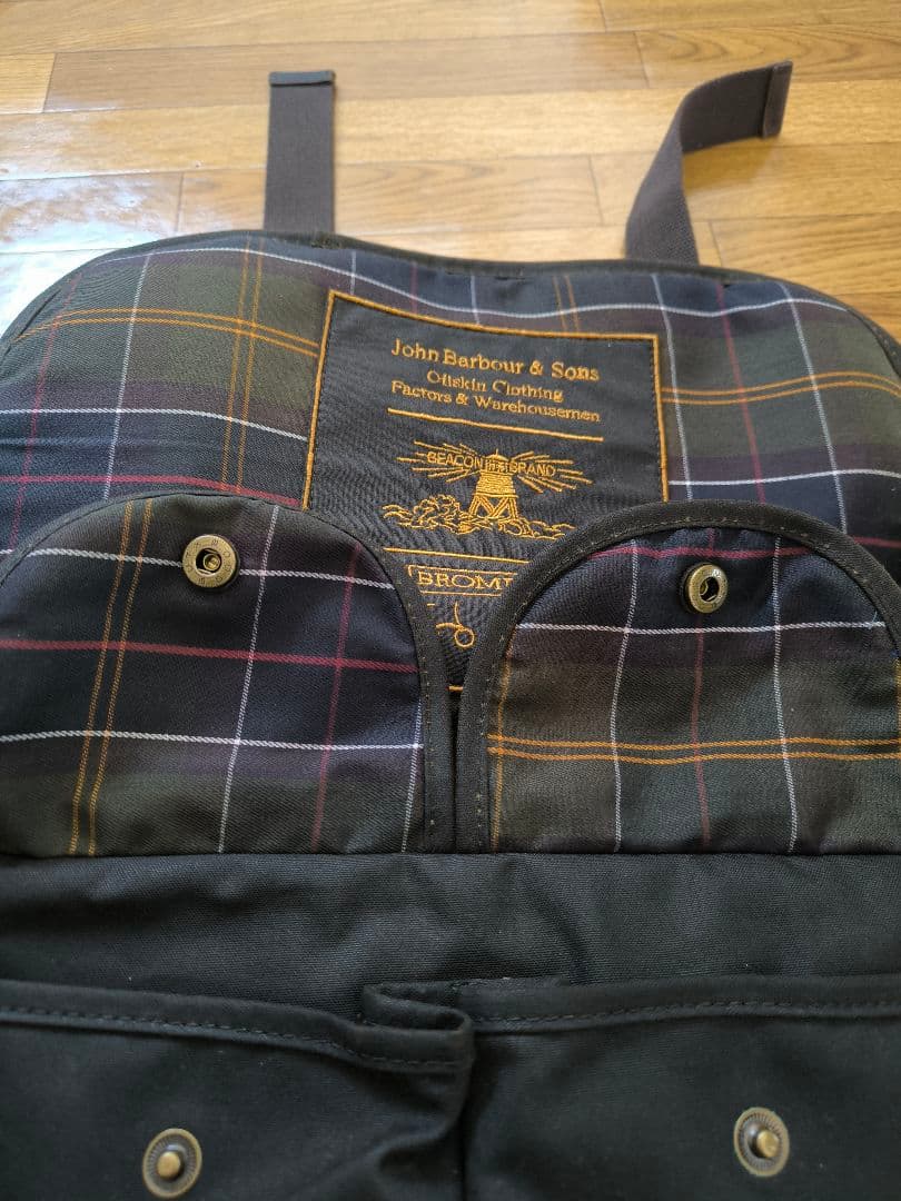 ブロンプトン　バブアー　BROMPTON Barbour 限定コラボバッグ