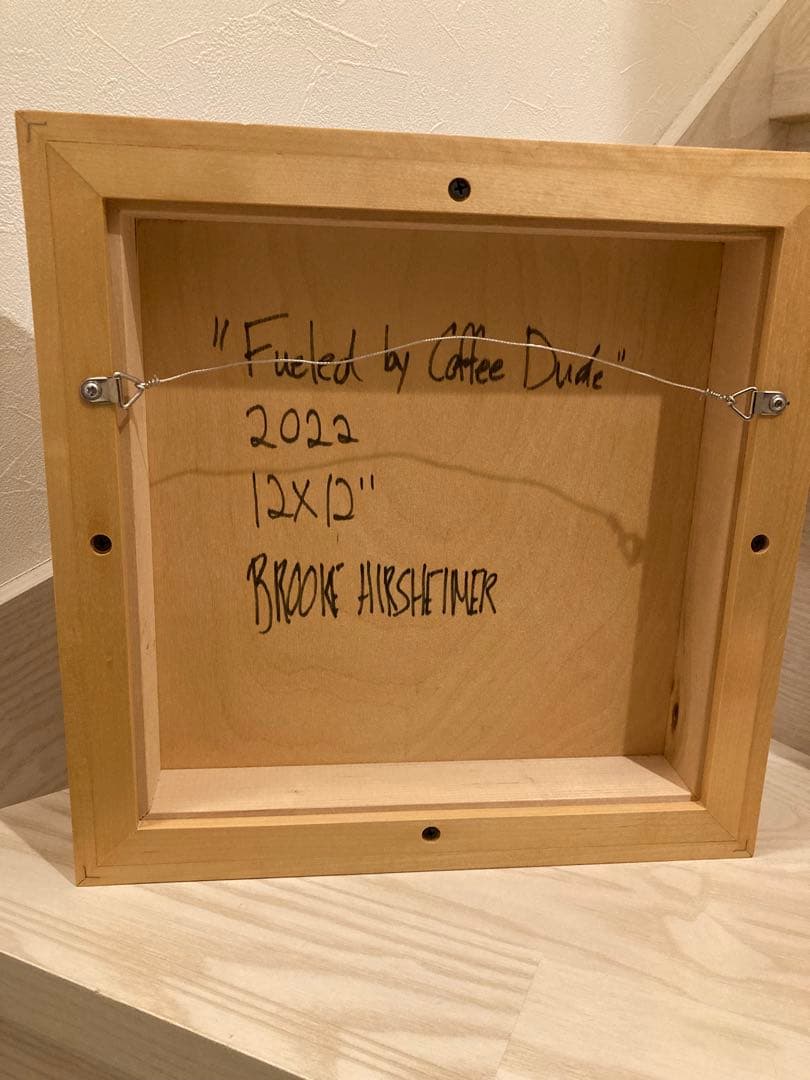 絵画 BROOKE HIRSHEIMER Fueled by Coffee Dude