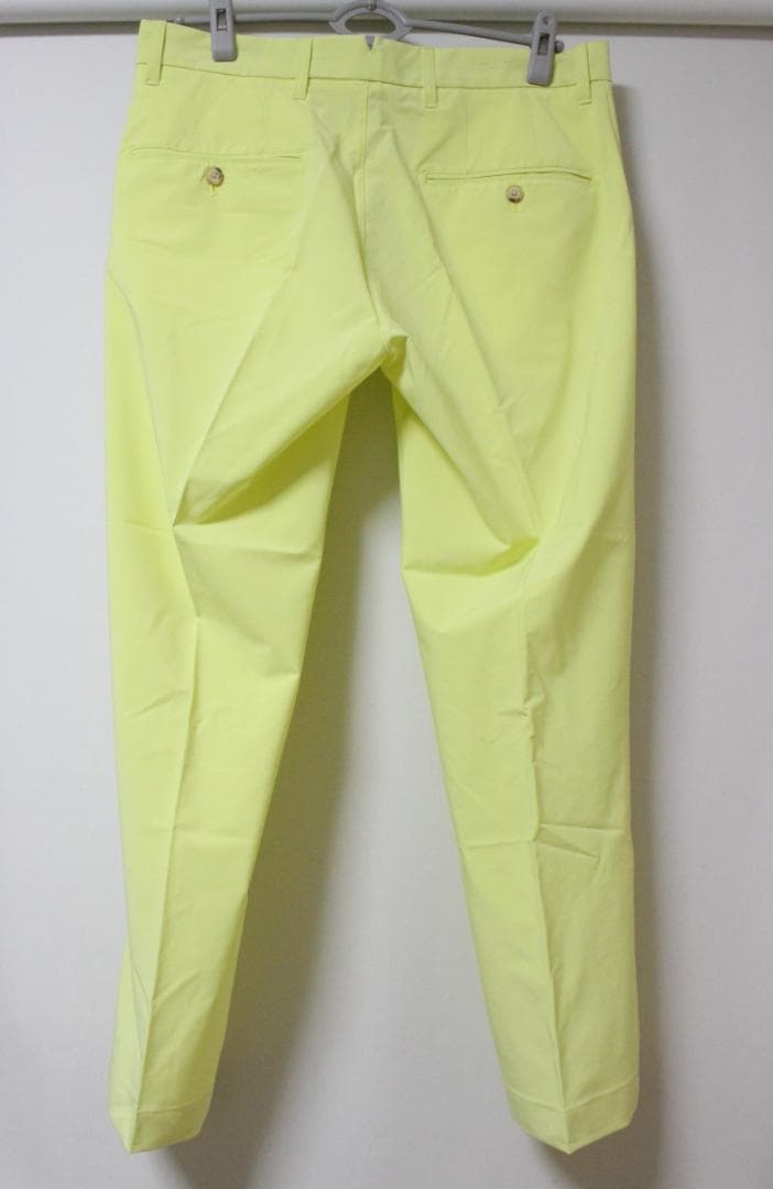 未使用品❗️J.LINDEBERG ストレッチ パンツ◆32インチ◆イエロー◆