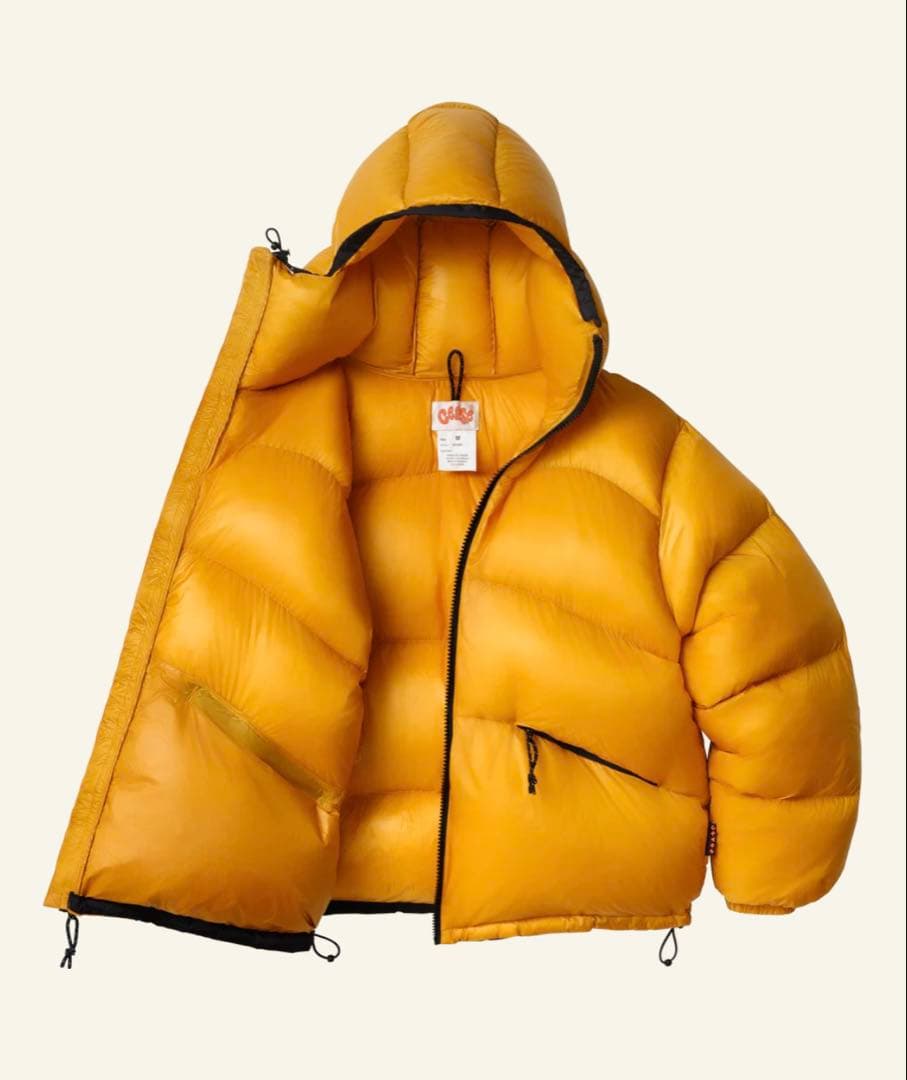 Cease オレンジ ダウンジャケット M