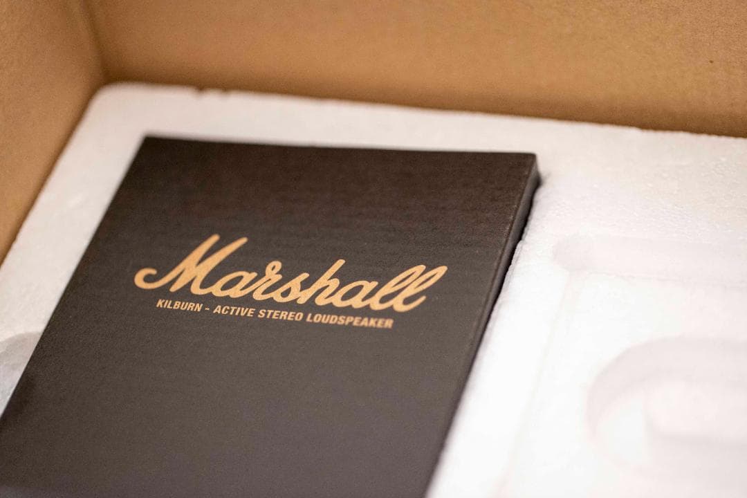 marshall kilburn cream スピーカー 美品 外箱ほか付属