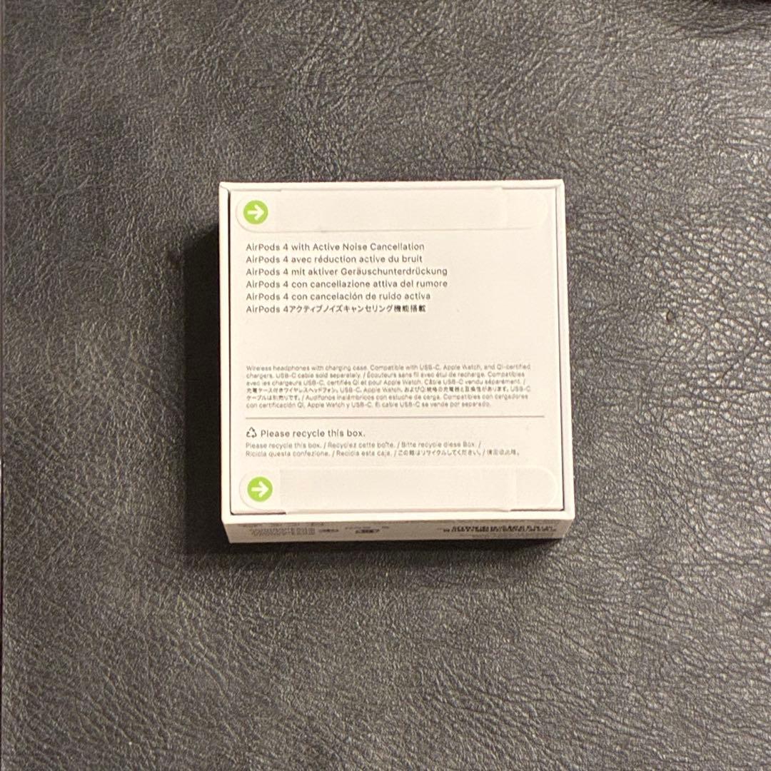 [新品未開封] AirPods 4 アクティブノイズキャンセリング付