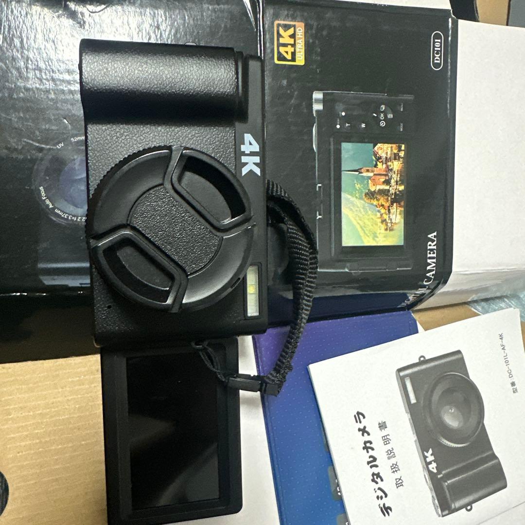 4Kデジタルカメラ 黒
