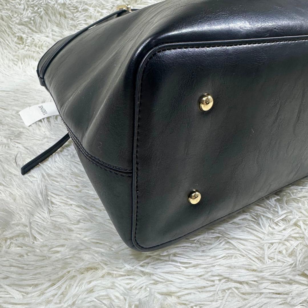 【最終価格新品】スナイデルタグ付きソフトベルトトートバッグ ブラック25SS