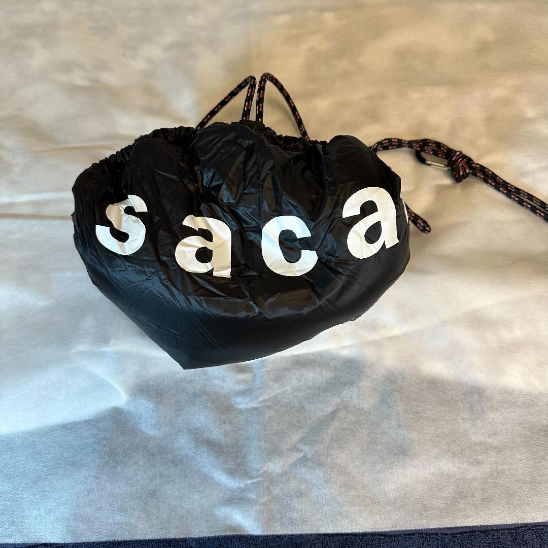sacai サカイ 22SS ファーバッグ 黒 フリーサイズ