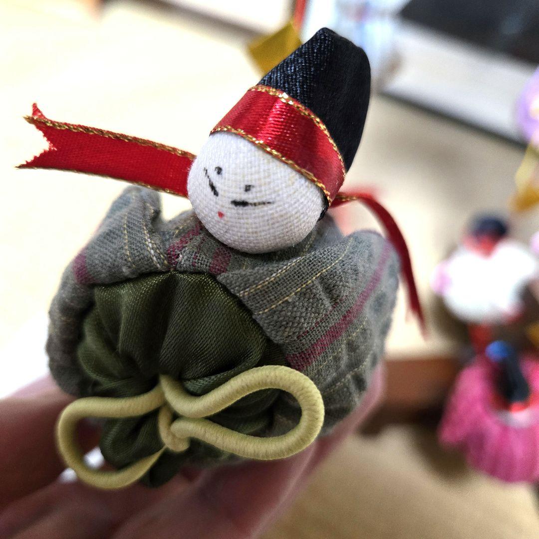 ☘️吊るし雛　吊るし人形　つるし飾り　土台付