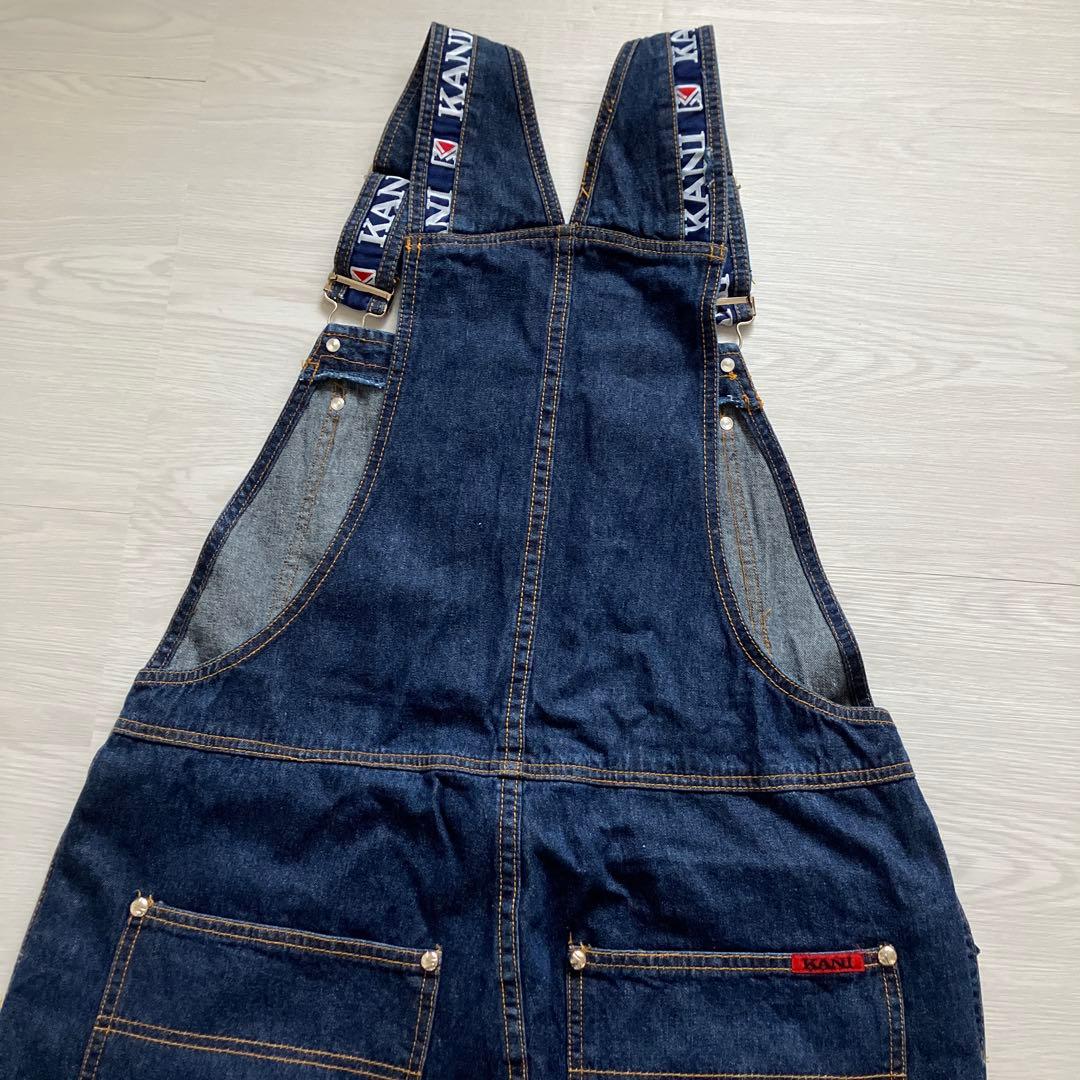 新品 KARL KANI オーバーサイズ リジッドデニム オーバーオール B系
