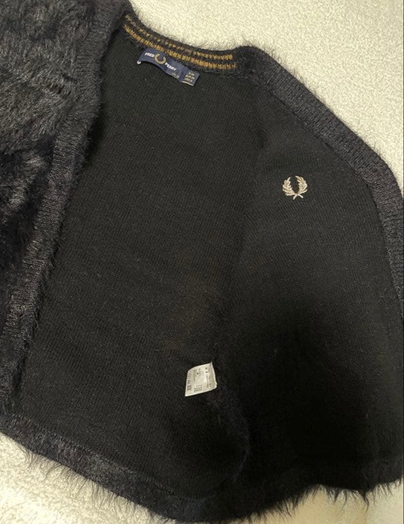 FRED PERRY Ray BEAMS別注 シャギー カーディガン