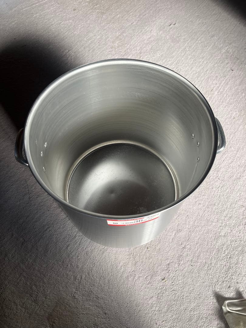 業務用アルミ寸胴鍋 36cm、34ℓ