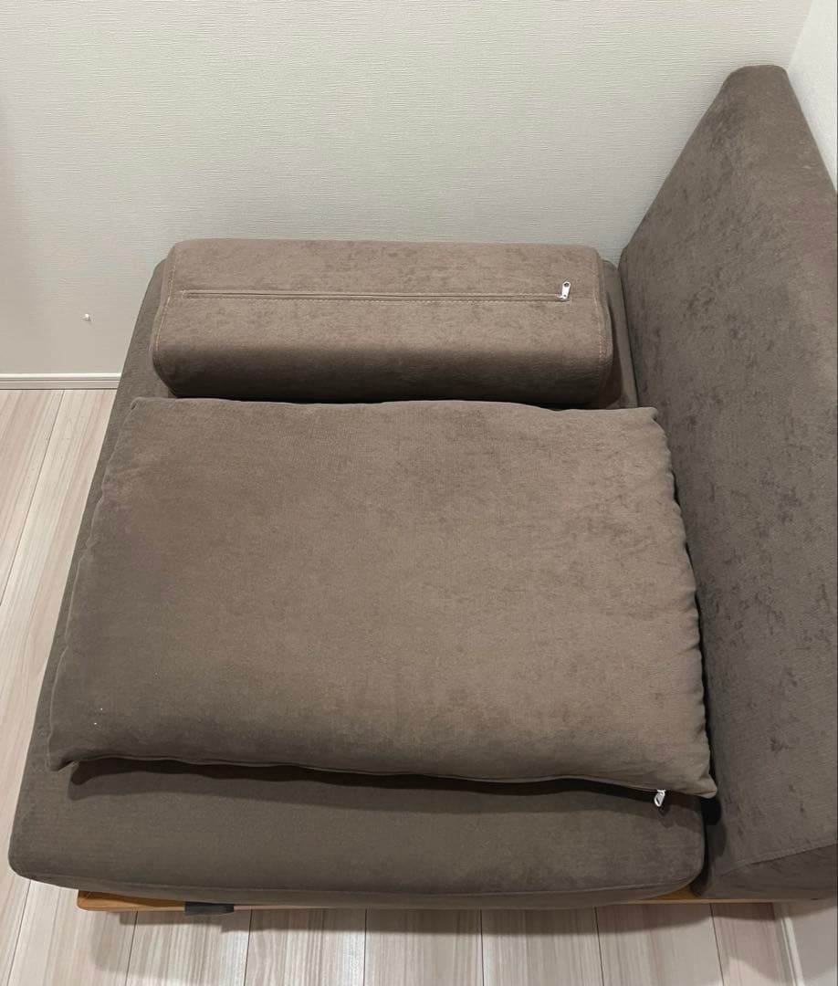 Soroi ユニットソファ ラージ FINE KAGU モカブラウン 1人用 大