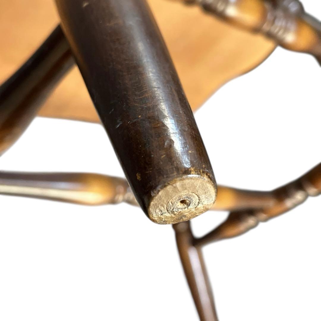 飛騨産業 ウィンザーアームチェア ダイニングチェア レトロ 椅子 キツツキマーク